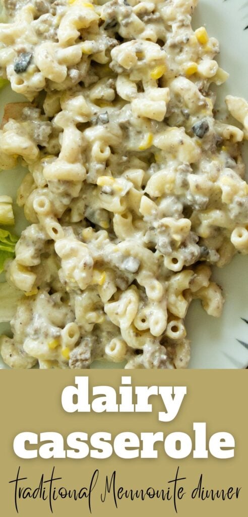 pin image for dairy casserole