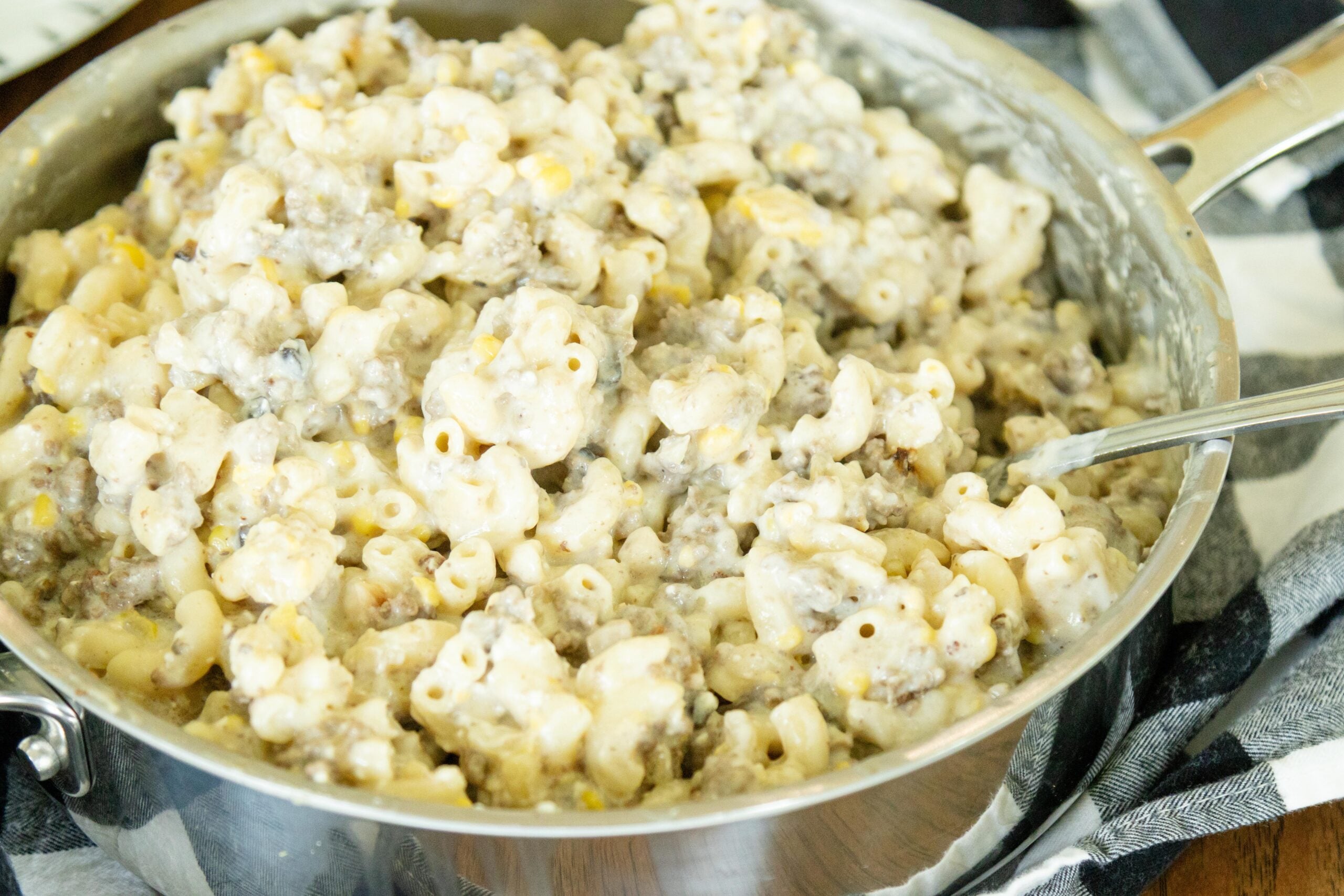 a pan of dairy casserole