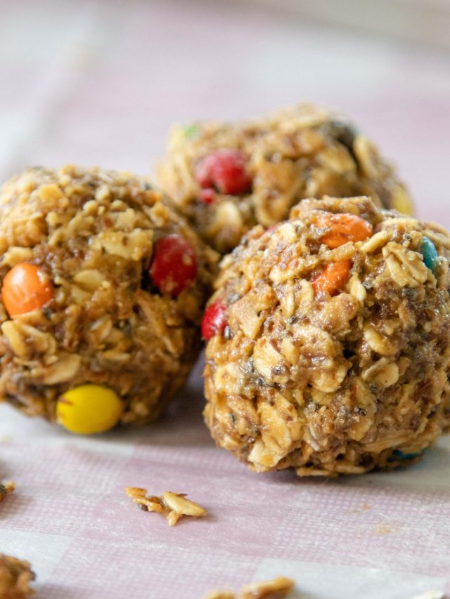 3 no bake fiber energy balls