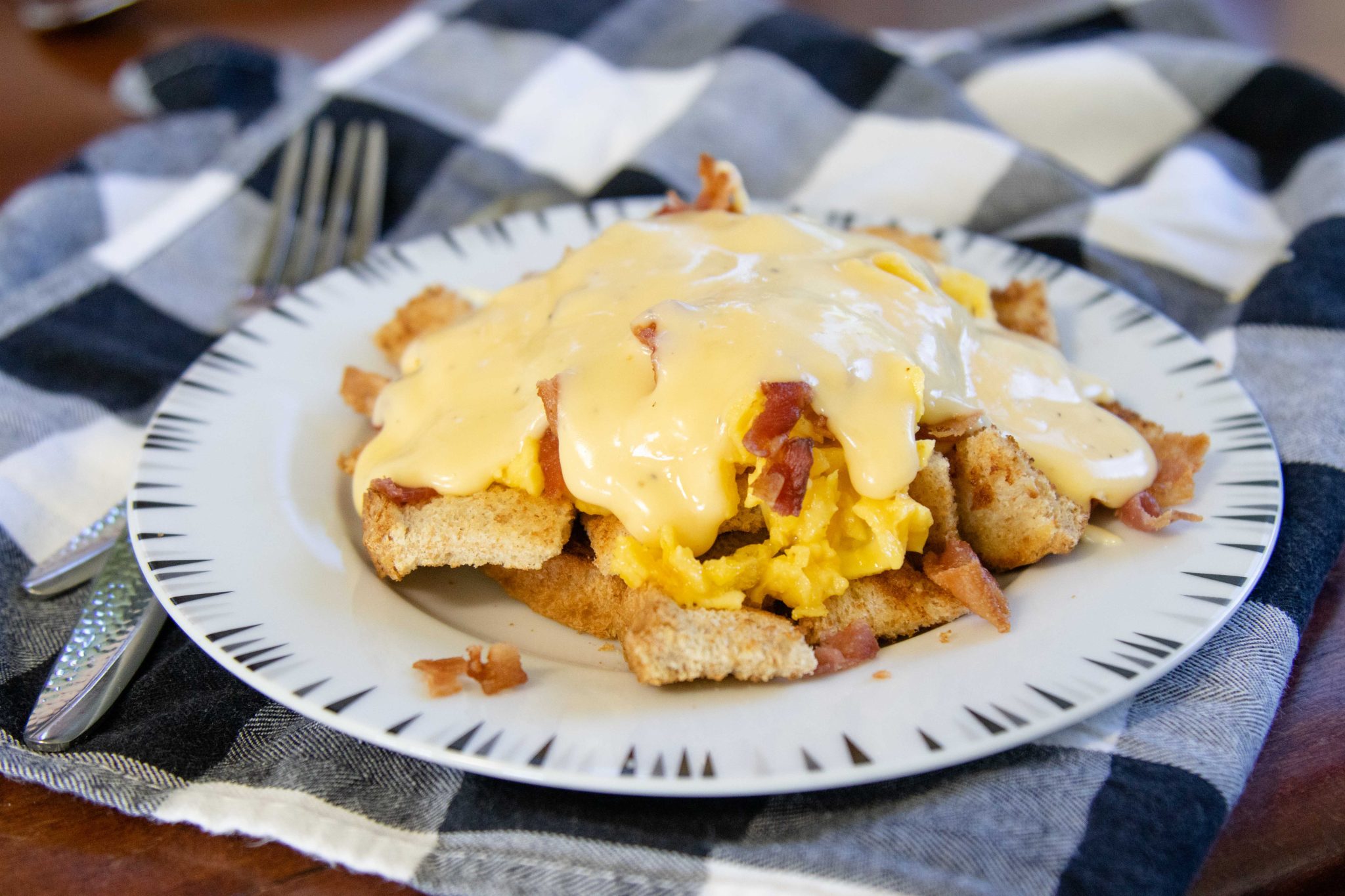 Simple Breakfast Haystacks Recipe - Cooking For Two - Small Town Scratch