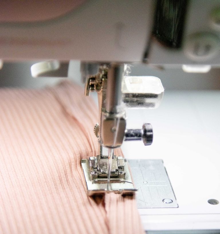 hemming the edges