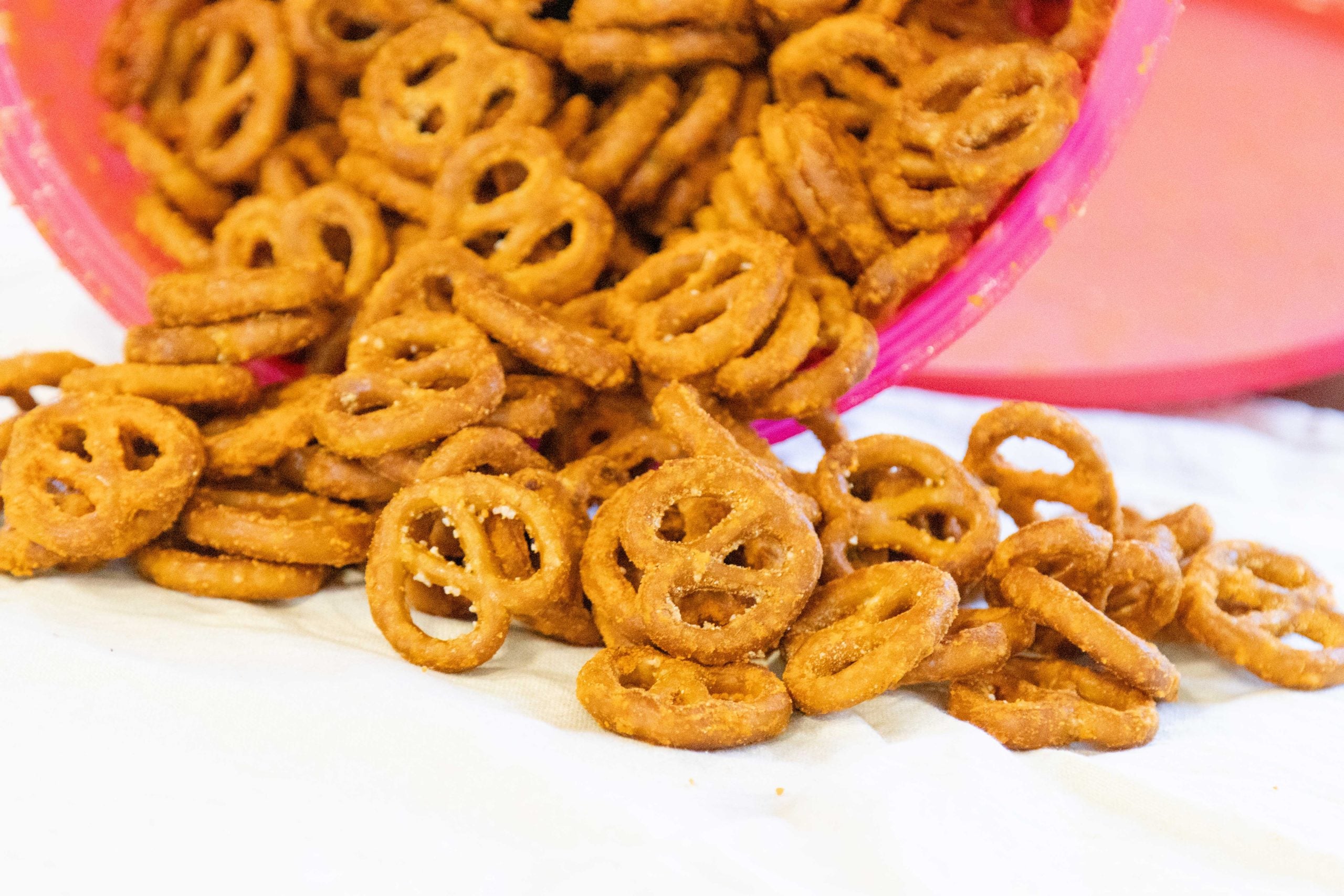 pile of seasoned pretzels