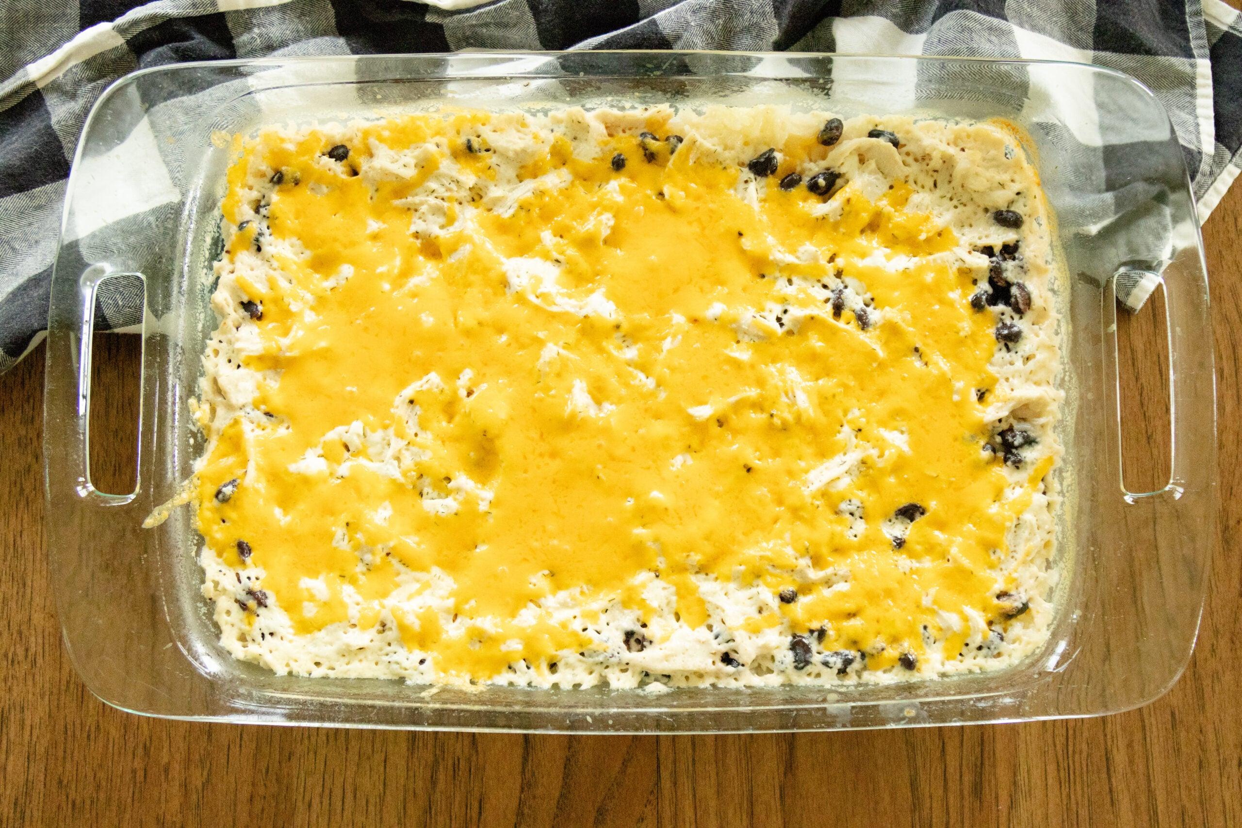 ranch chicken rice casserole ready to eat