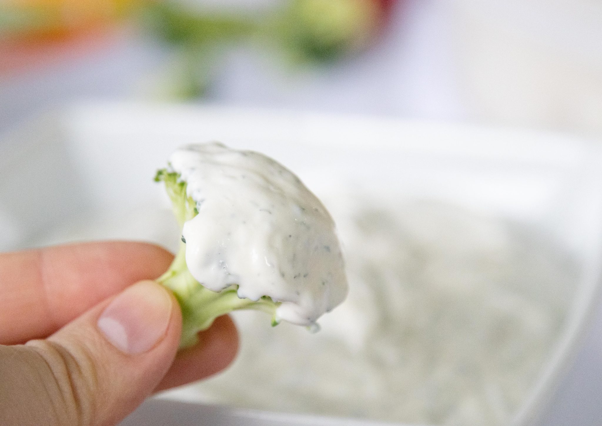 Homemade Ranch Veggie Dip - Simple and Easy Dip Recipe - Small Town Scratch