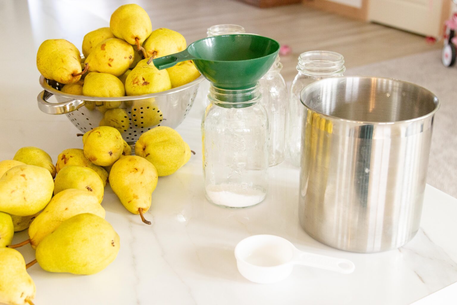 How to Can Pears at Home - Simple Pear Canning Recipe - Small Town Scratch