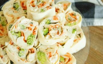 pinwheels on a platter