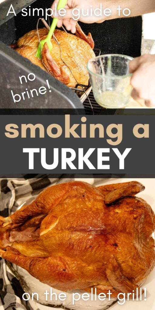 how to smoke a turkey pin image