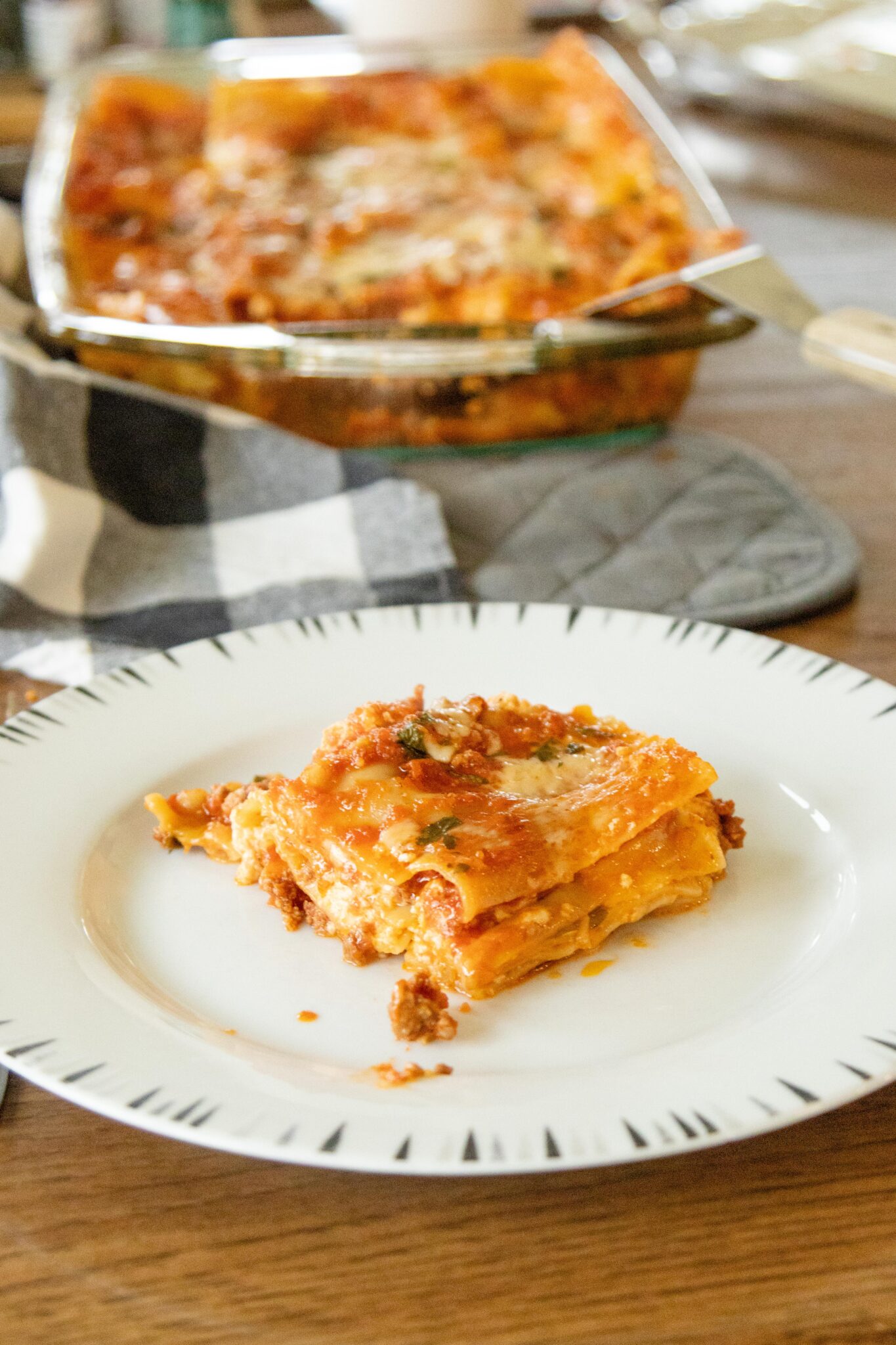 Super Easy Lasagna Recipe - Homemade Dinner Idea - Small Town Scratch