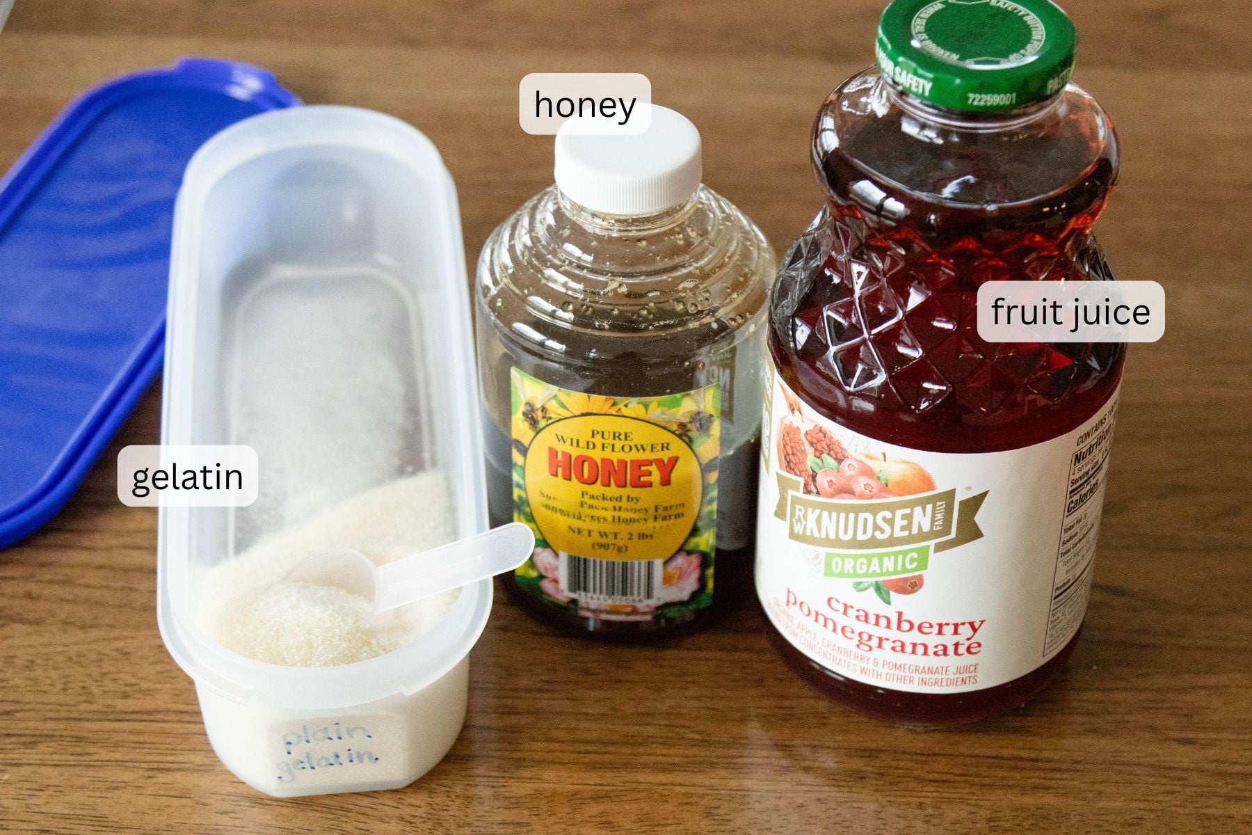ingredients for homemade gummies