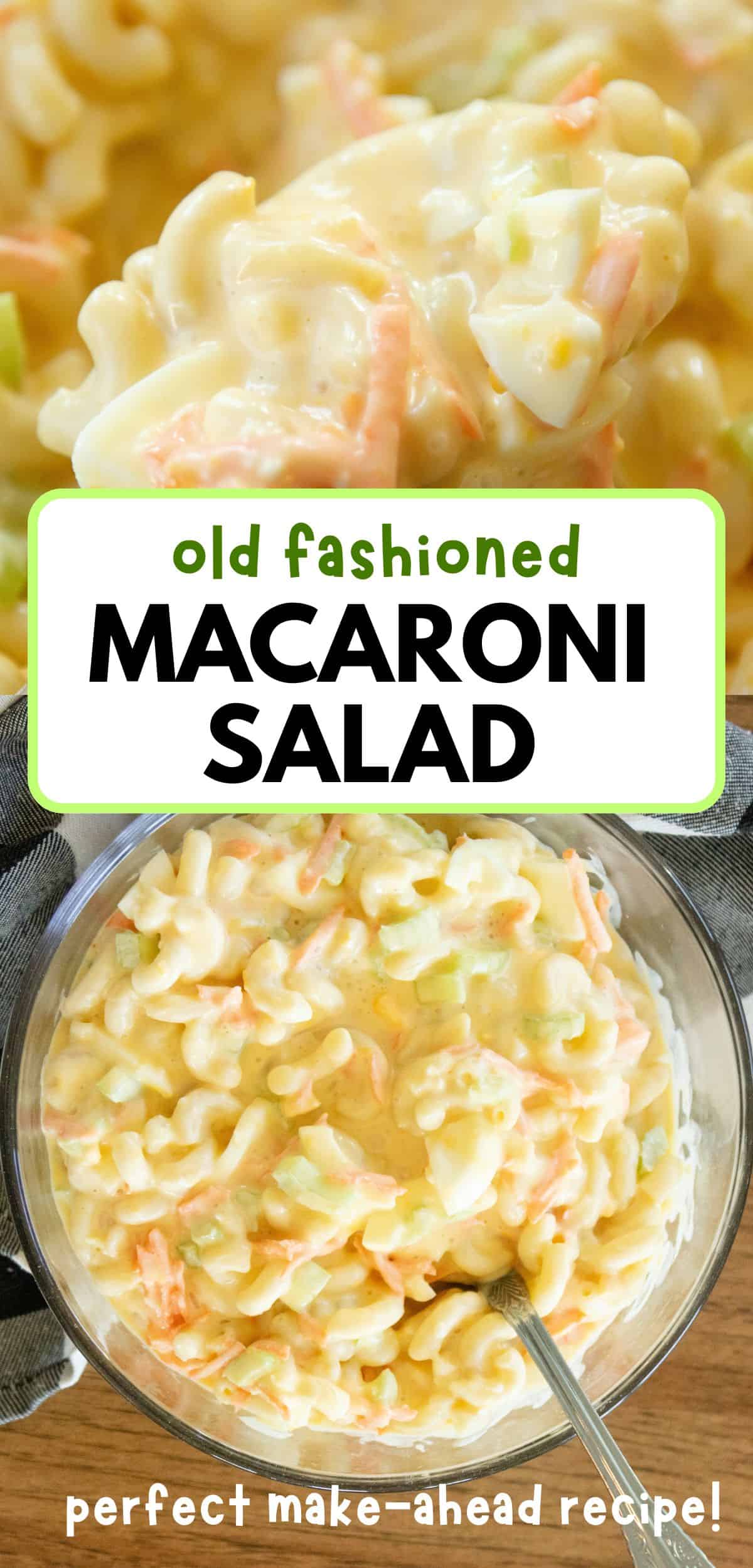 pin image for classic macaroni salad recipe