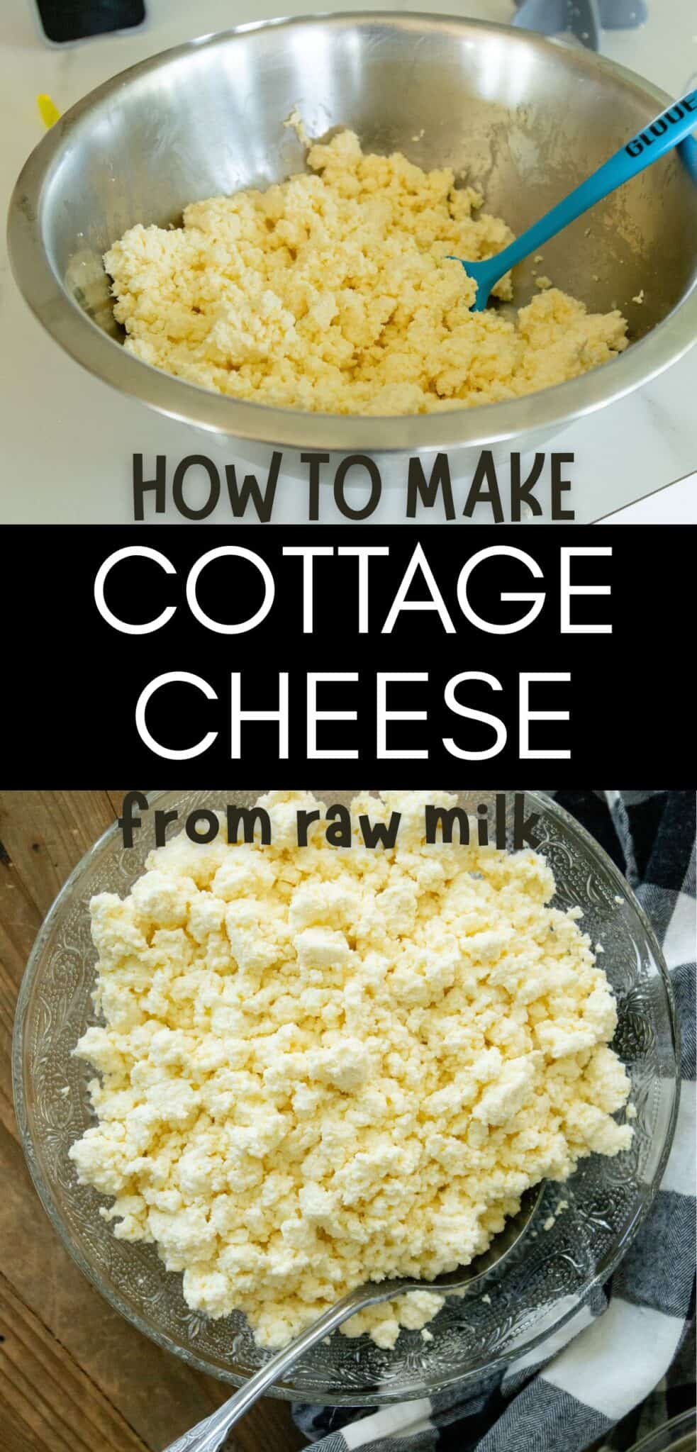 How to make Cottage Cheese from Raw Milk (No Rennet!) - Small Town Scratch