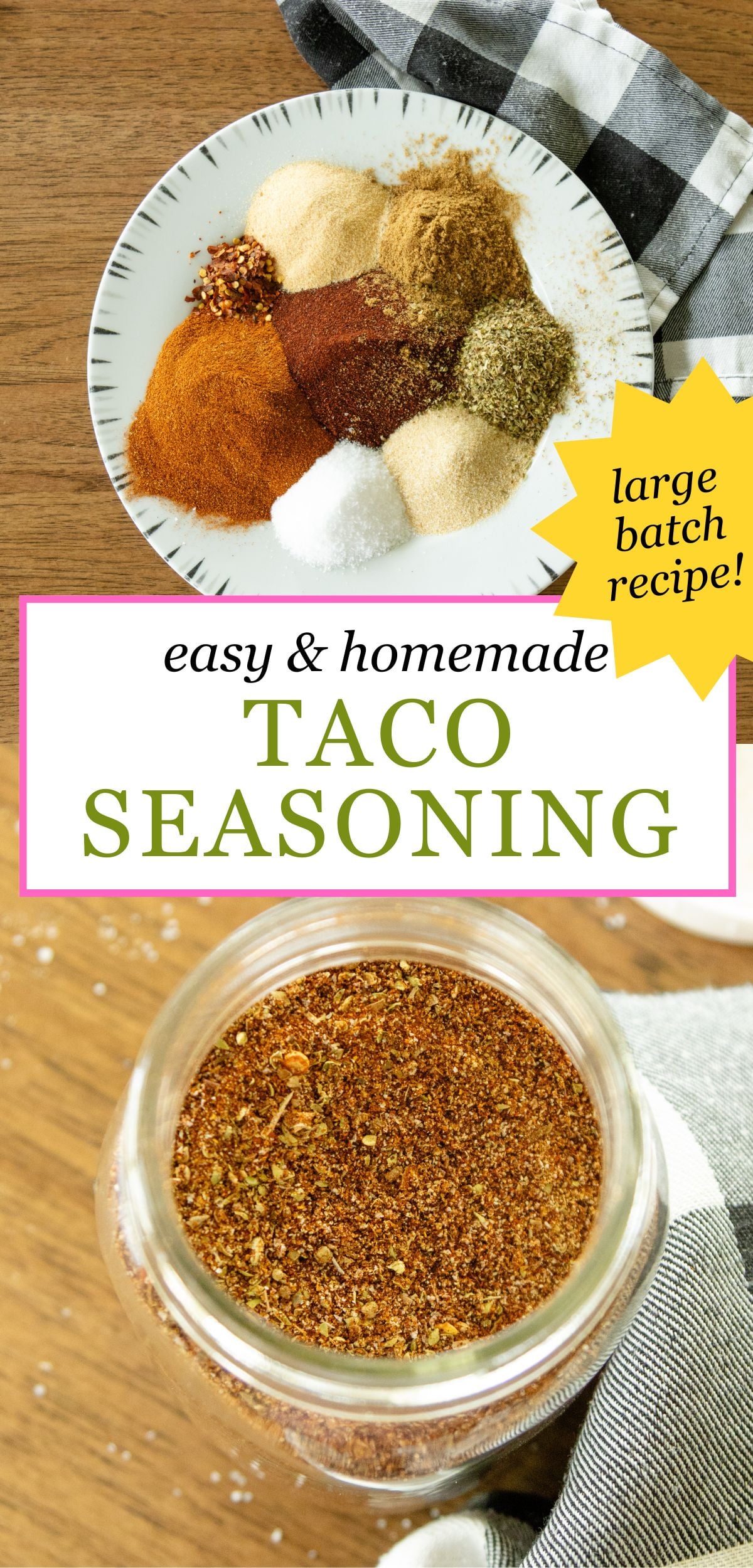 pin image for taco seasoning