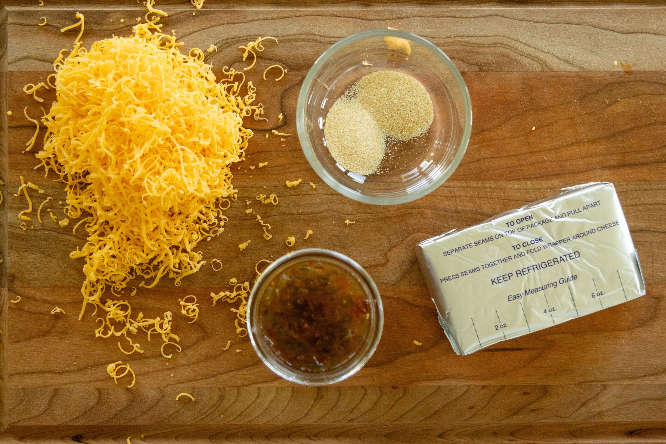ingredients for pepper jelly cheese ball