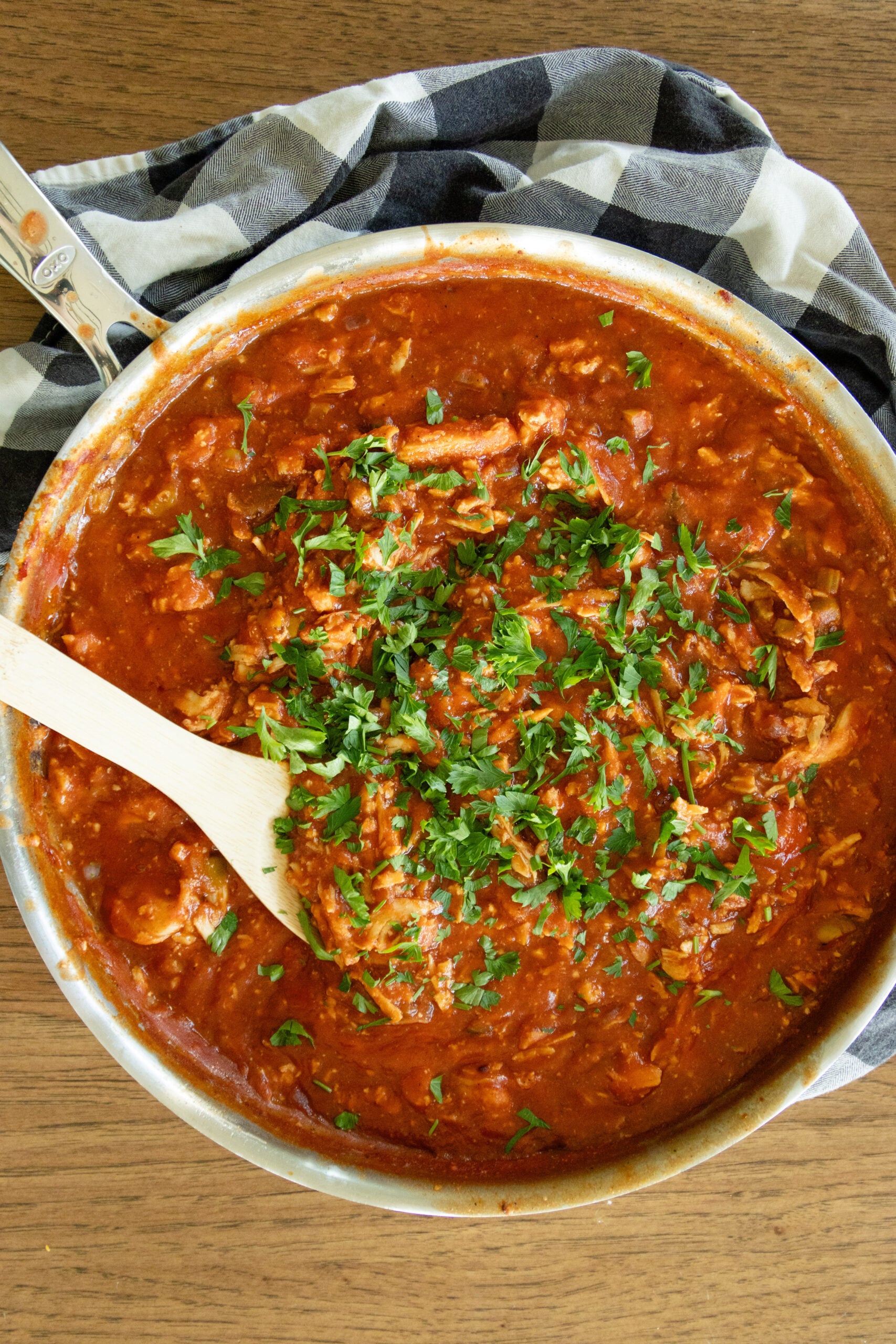 chicken creole ready to eat!