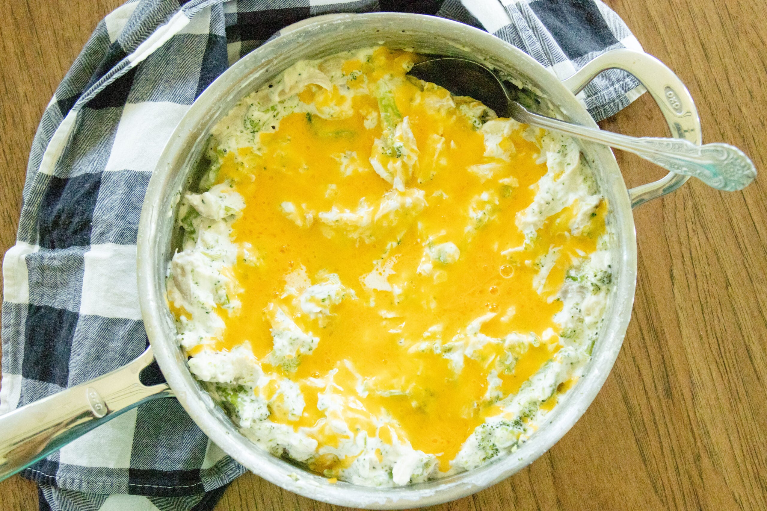 chicken bacon ranch skillet dinner ready to eat