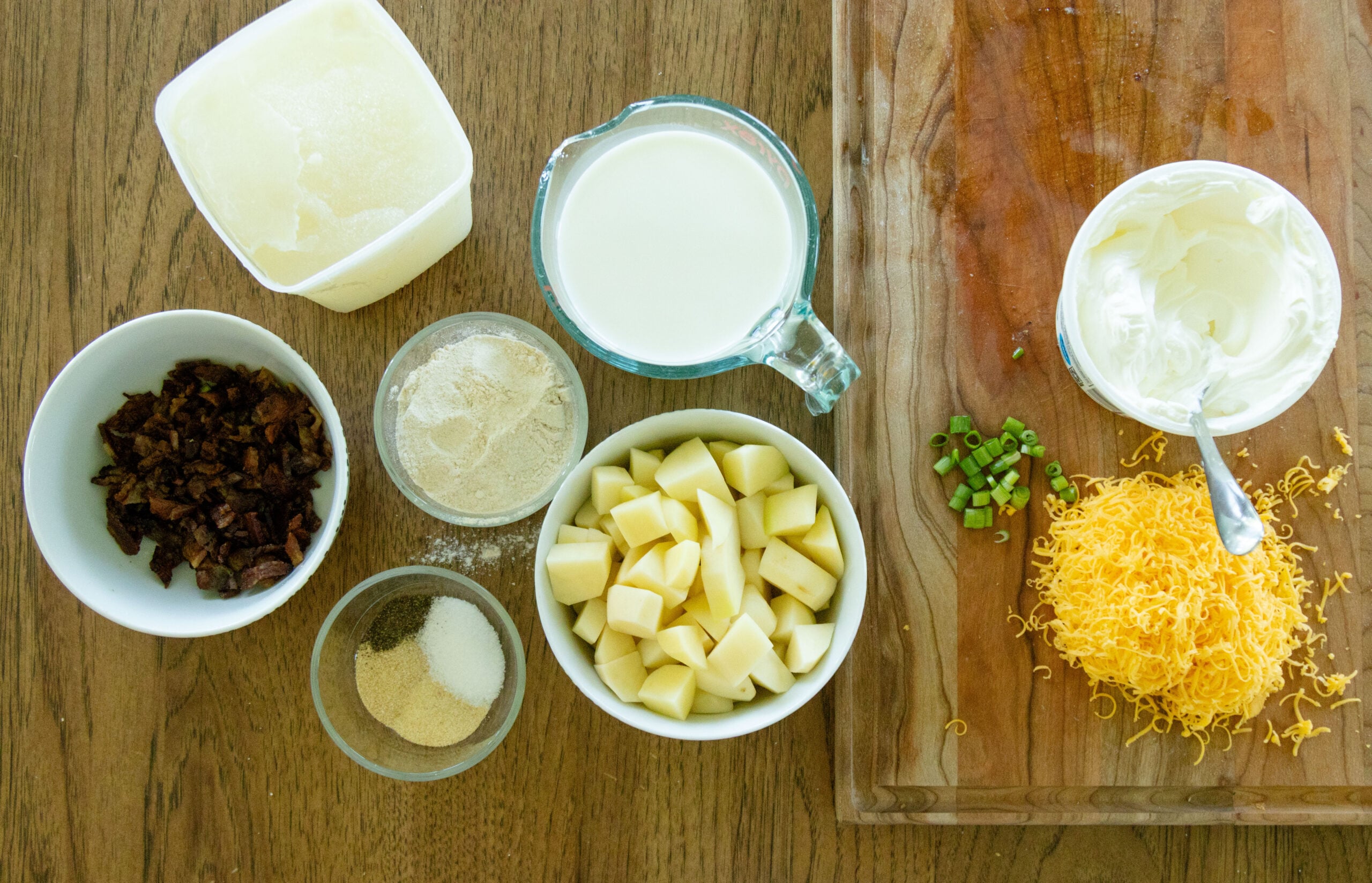 ingredients for potato soup