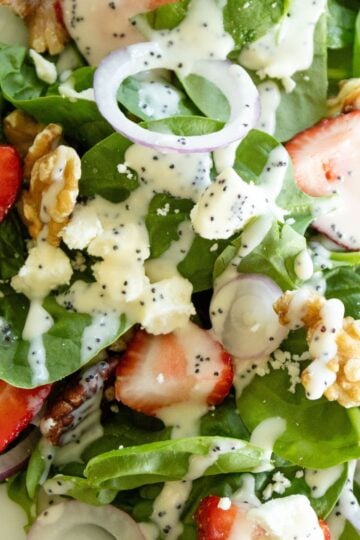 thumbnail image for spinach salad recipe