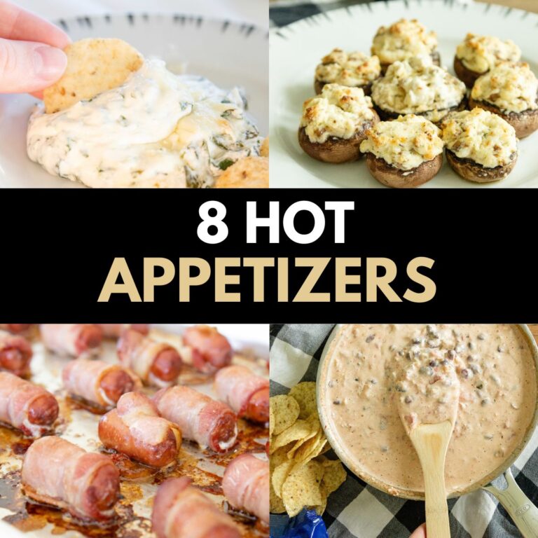 8 Hot Appetizer Recipes - the Best Quick + Easy Appetizers!